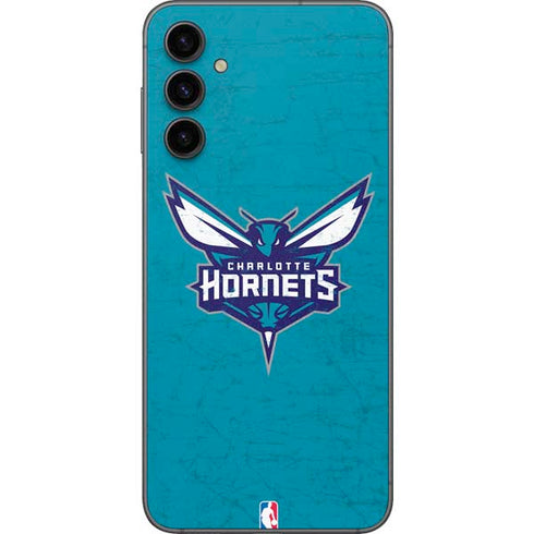 NBA Charlotte Hornets Distressed Galaxy A14 5G Skin